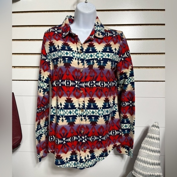 BDG button down flannel shirt size medium - Picture 2 of 8